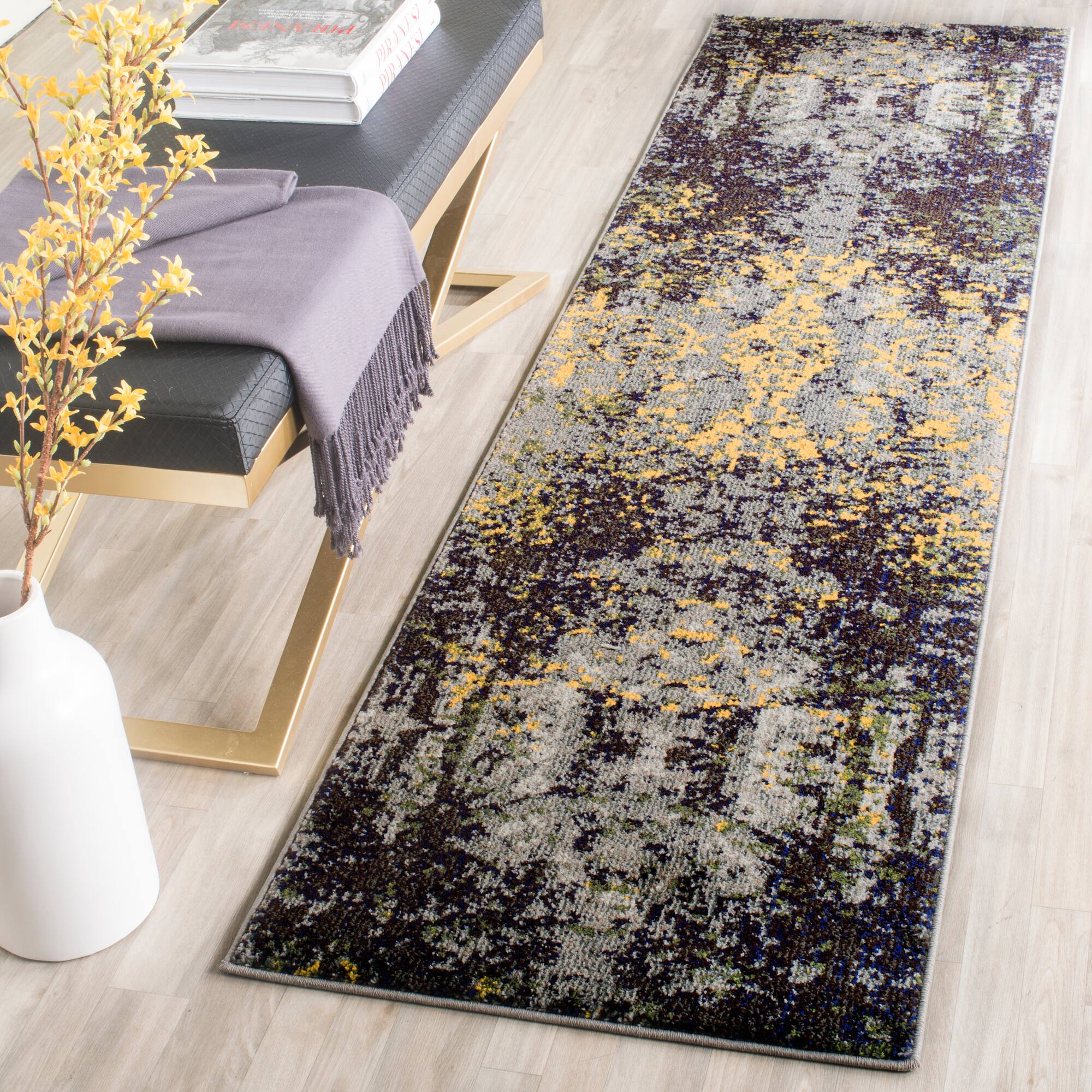 Monaco Boho Reflection 2'-2" X 8' Area Rug